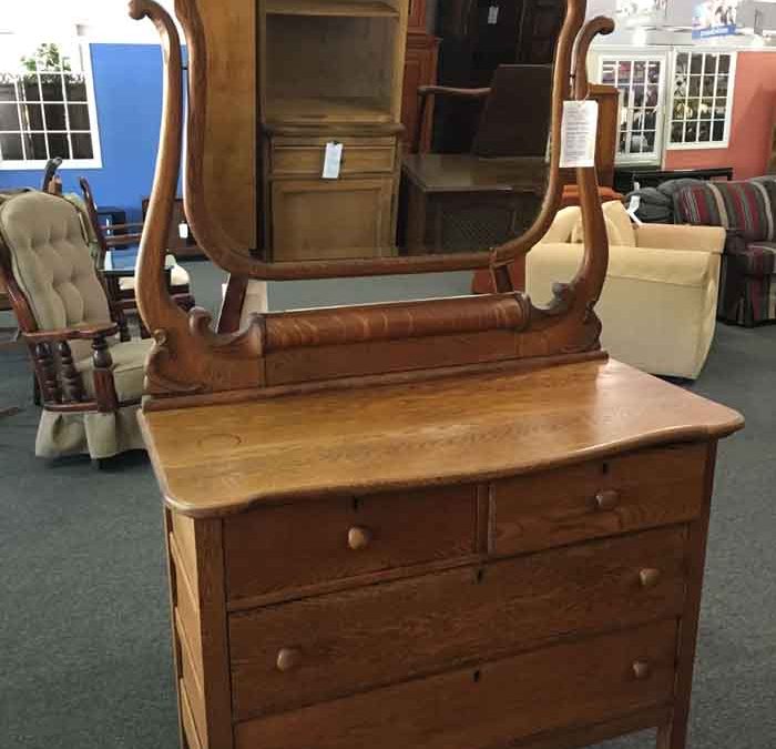 Small Oak Dresser Antique