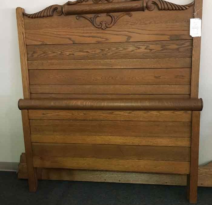 Antique Full Size Bed - Midtown Furniture