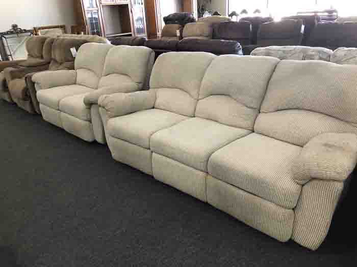 used reclining sofa and loveseat