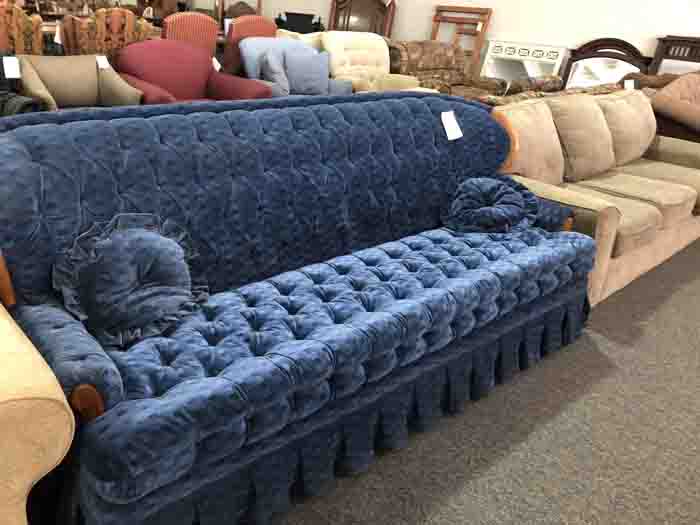 Blue Sofa $225