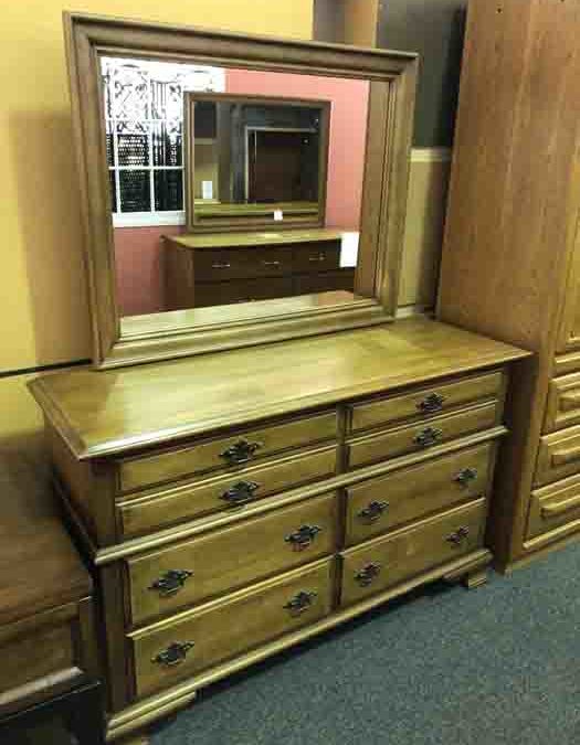 Small Dresser and Mirror